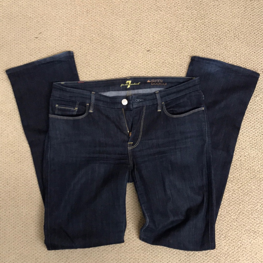 7 for all mankind skinny bootcut jean